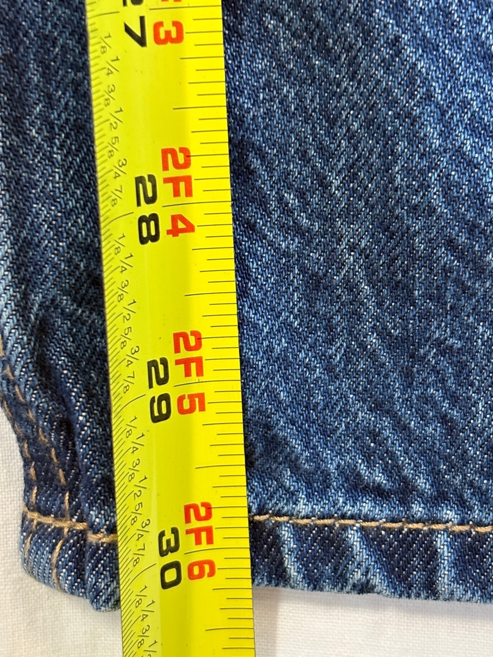 Abercrombie & Fitch Wide-Leg High Rise Jeans in Dark Blue - Picture 14 of 16